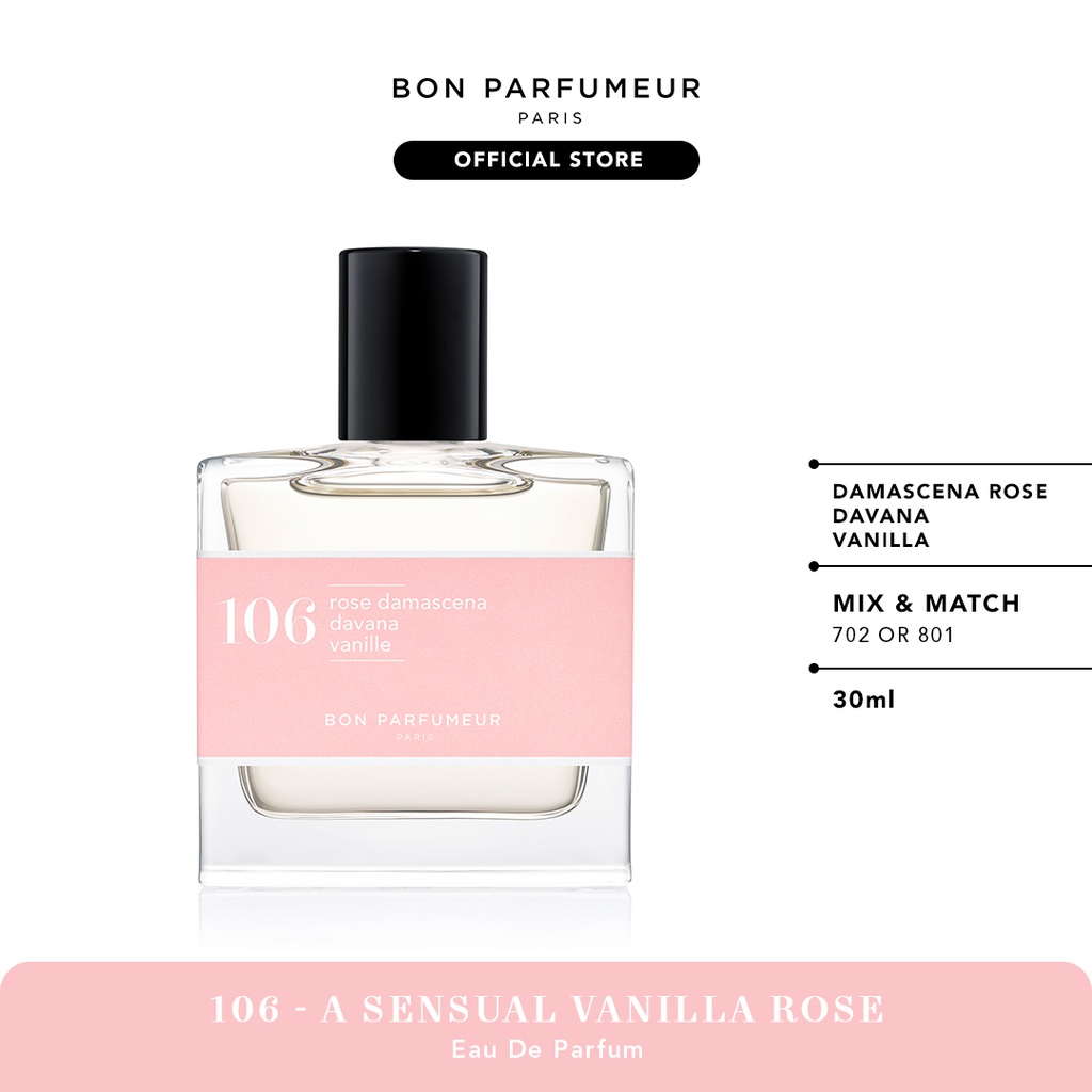 106 Damascena Rose, Davana, Vanilla 30 ml