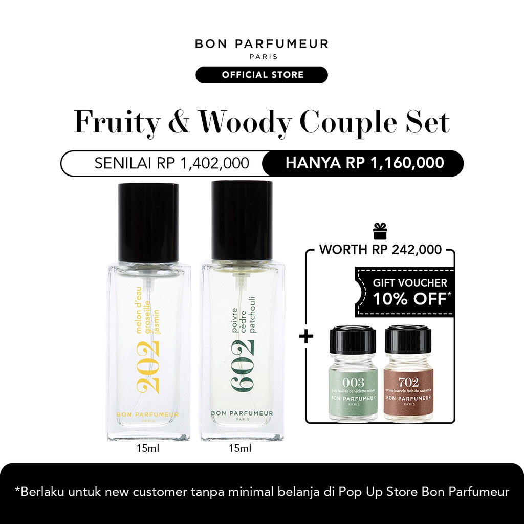 Fruity & Woody Couple Set