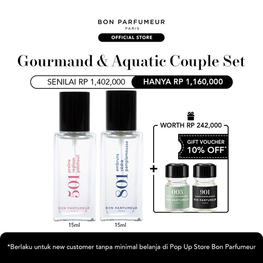 [BPP000358] Gourmand & Aquatic Couple Set